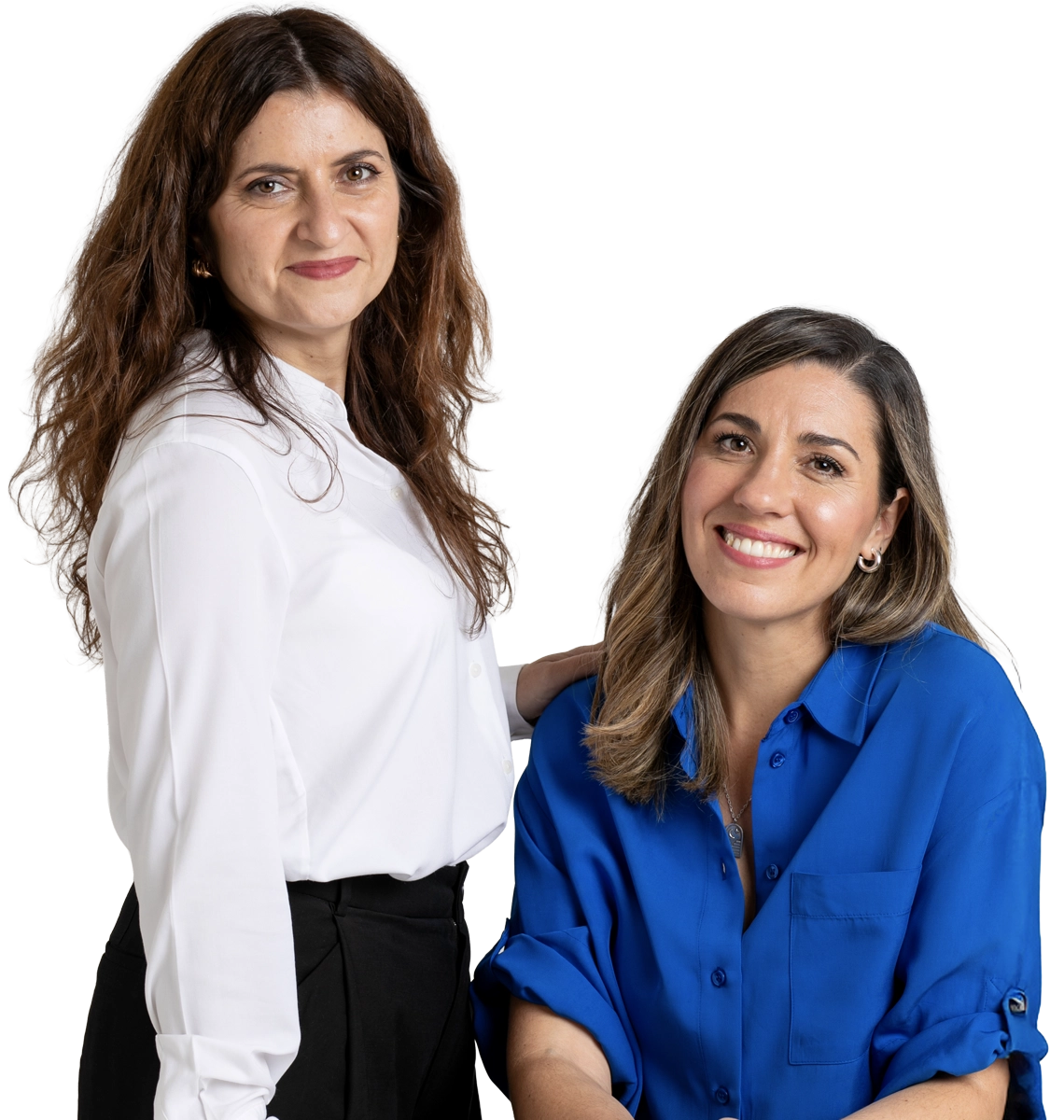 Adriana Santagati y Daniela Dini, fundadoras de Brandvoice y expertas en comunicación para el sector salud y marca personal médica.